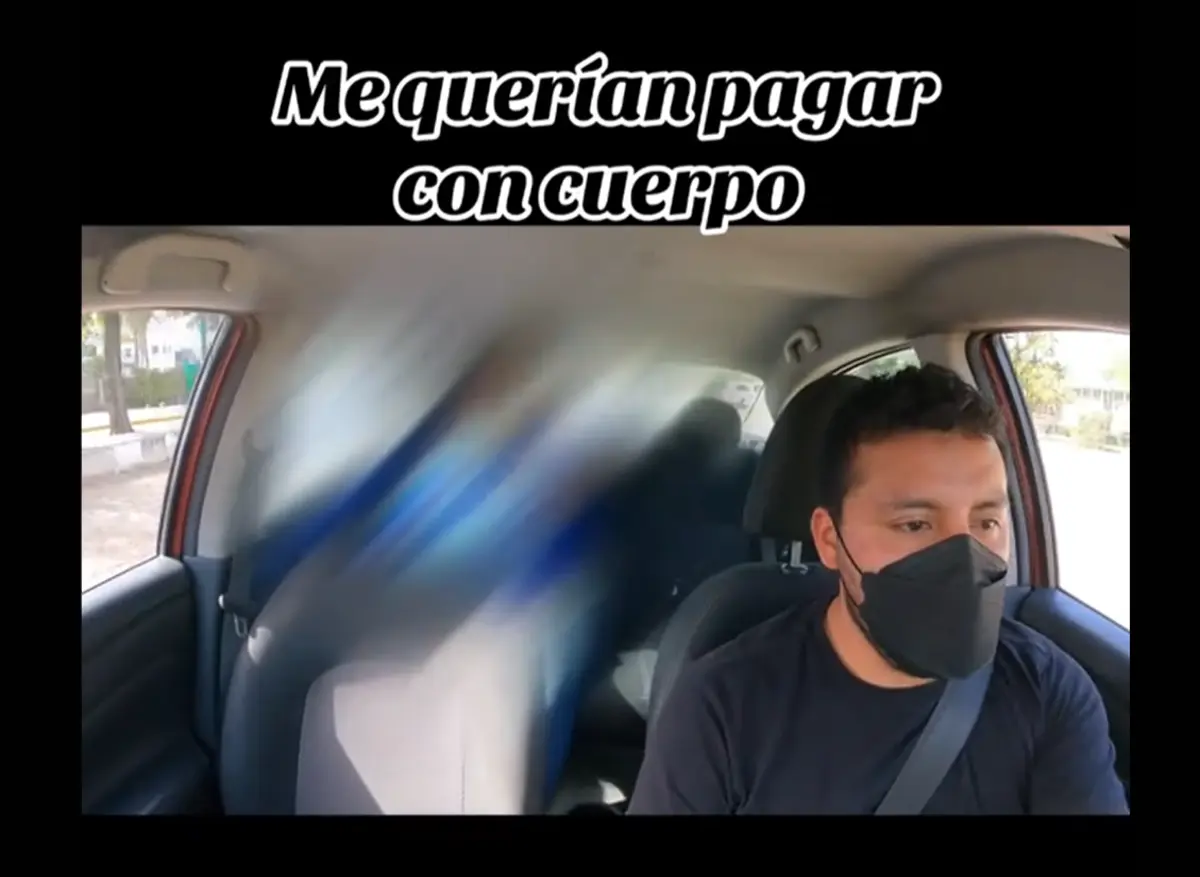  Así fue el incómodo momento que vivió el conductor de DiDi. 