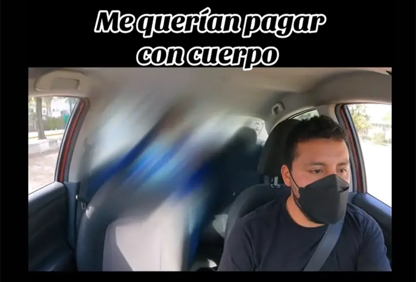 As&iacute; fue el inc&oacute;modo momento que vivi&oacute; el conductor de DiDi.