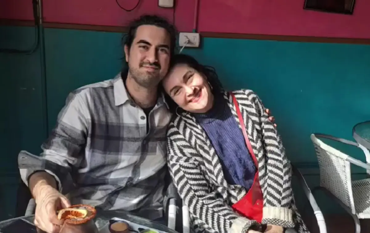  Lorene Prieto y su hijo Santiago 