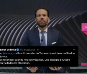 Loret de Mola se disculpa por difundir video falso sobre ataque en Sinaloa: "Sabemos reconocer cuando nos equivocamos"