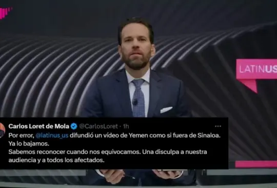 Carlos Loret se disculpa por confundir enfrentamiento en Yemen con hechos en Sinaloa. Carlos Loret se disculpa por confundir enfrentamiento en Yemen con hechos en Sinaloa.