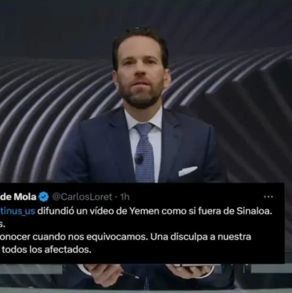 Loret de Mola se disculpa por difundir video falso sobre ataque en Sinaloa: "Sabemos reconocer cuando nos equivocamos"