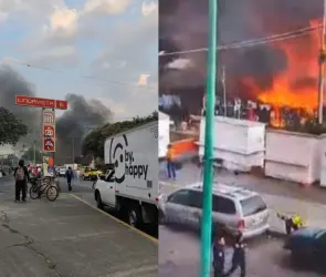 Lindavista en llamas: voraz incendio consume varias casas cerca del Metro