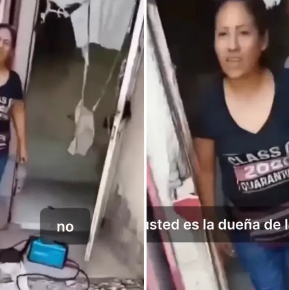 Así debió ser con doña Carlota: Graban en video desalojo de vivienda ocupada por invasores