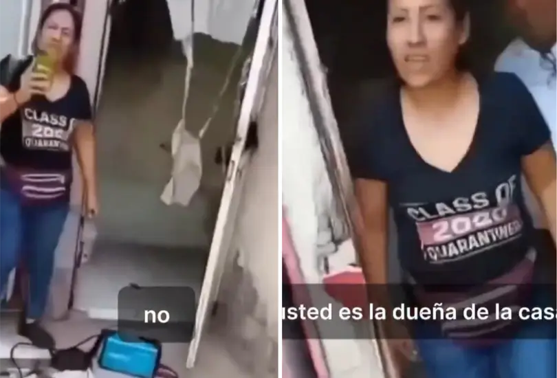 Exhiben a mujer que invadi&oacute; casa.