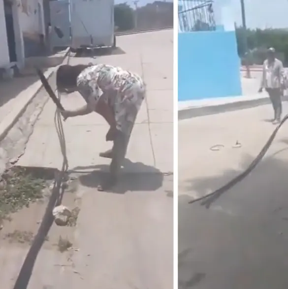 Mujer corta machetazos las tuberías y deja sin agua a la comunidad en Oaxaca