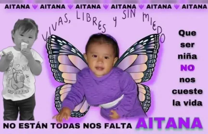 La pequeña Aitana sólo tenía dos años de edad. Especial.