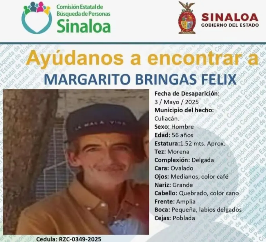 Margarito fue hallado sin vida dos días después de su desaparición. Especial