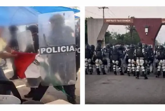 Desalojo con violencia en Tecnológico de Tabasco provoca nuevos bloqueos Desalojo con violencia en Tecnológico de Tabasco provoca nuevos bloqueos