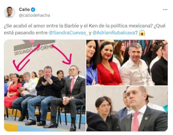 Hubo un distanciamiento cuando él comenzó a apoyar a Sheinbaum. X.