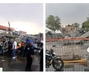 Colapsa escenario en la alcaldía Gustavo A. Madero previo a show por el Día de las Madres