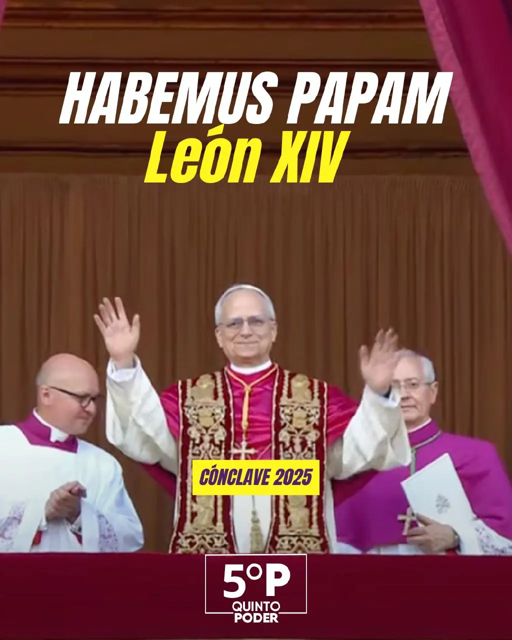 Robert Francis Prevost es el nuevo Papa. Quinto Poder.