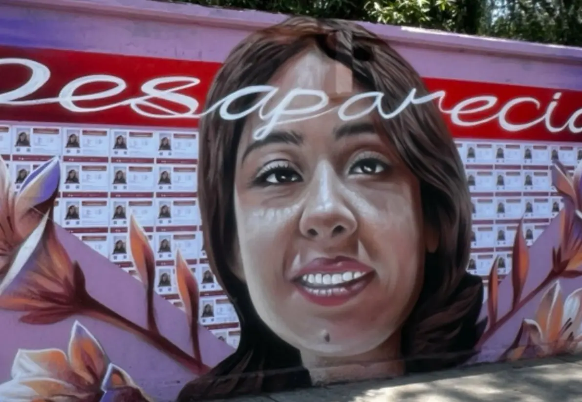 Los murales para exigir la aparición de Fanny. IG: duek_glez.