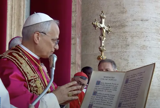 El nuevo Papa dio un discurso en español. El nuevo Papa dio un discurso en español.
