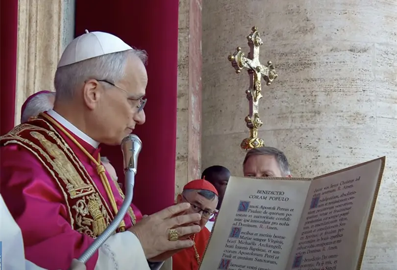 El nuevo Papa dio un discurso en espa&ntilde;ol.