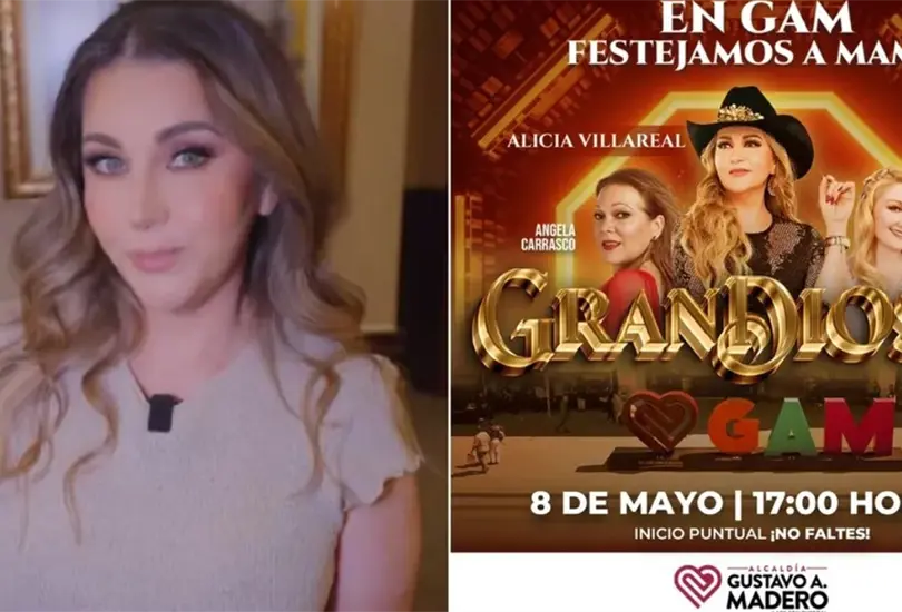 Alicia Villarreal Habla del accidente en el escenario en la GAM.