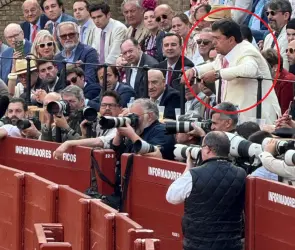 ¿Y la austeridad? Captan a Pedro Haces, diputado de Morena, en corrida de toros en España