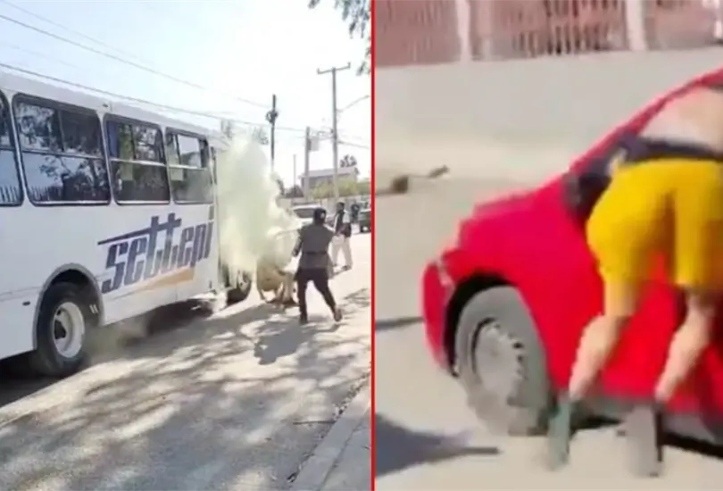 El conductor que apu&ntilde;al&oacute; al extranjero fue detenido.