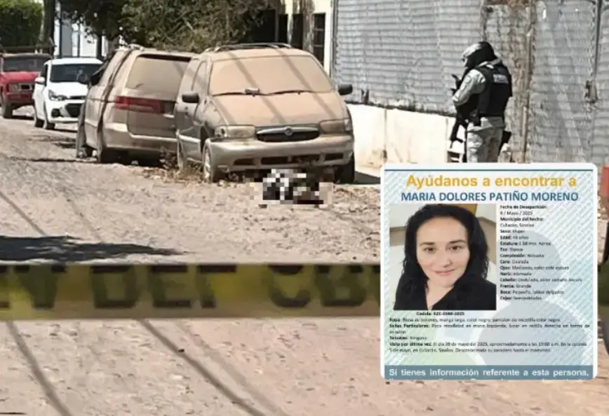 María Dolores fue encontrada sin vida entre las calles Teófilo Borboa y Agricultores, en Culiacán, Sinaloa. Especial