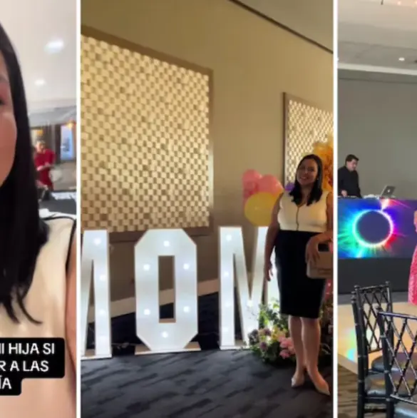 Mujer presume lujoso festejo por el Día de las Madres en exclusivo colegio 