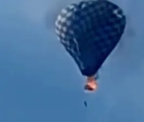 Se incendia globo aerostático en Zacatecas y pasajero muere al saltar al vacío 