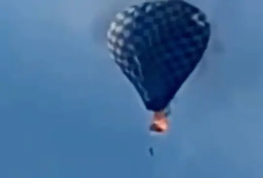 El accidente ocurrió durante el primer Festival del Globo en Zacatecas. El accidente ocurrió durante el primer Festival del Globo en Zacatecas.