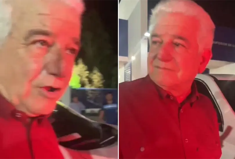 Manifestantes abuchean a hermano de AMLO