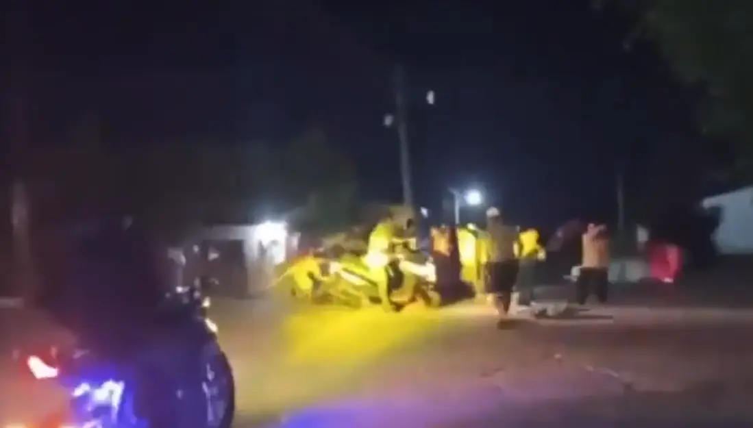 La candidata fue atacada la noche de este 11 de mayo. Captura de pantalla.
