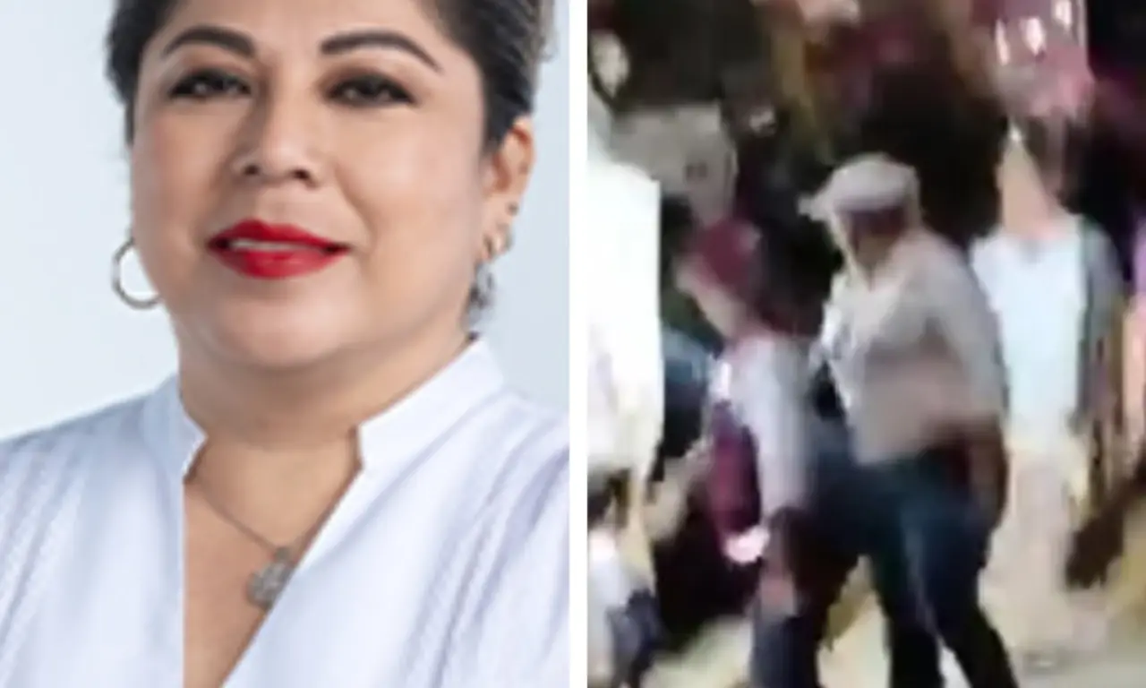  Fue asesinada en pleno acto político. 