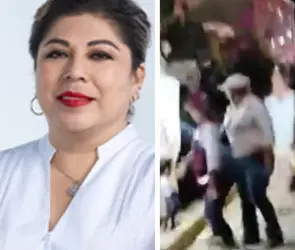 Captan momento exacto en que Yesenia Lara, candidata de Morena, es asesinada en plena caravana 