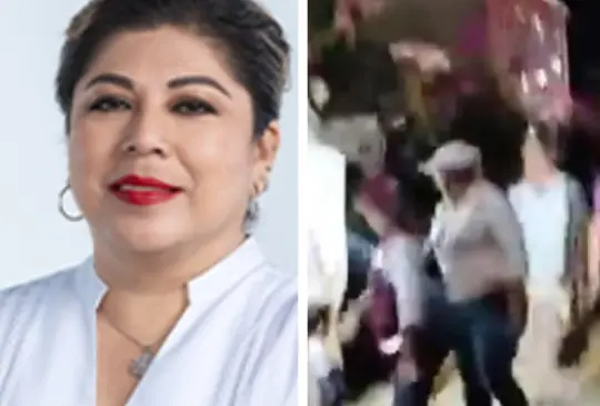 Fue asesinada en pleno acto político. Fue asesinada en pleno acto político.