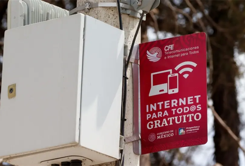 El programa "Internet para Todos" de la CFE permite conectarse gratis.