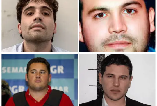 Ovidio, Joaquín, Alfredo e Iván Archivaldo Guzmán. Ovidio, Joaquín, Alfredo e Iván Archivaldo Guzmán.