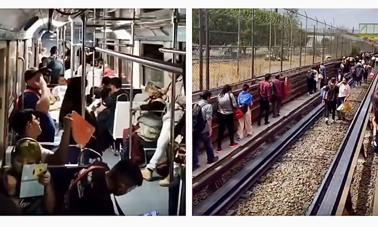  Apagón en Línea B del Metro desata caos: usuarios quedan atrapados | VIDEOS 