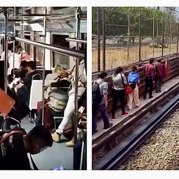 Apagón en Línea B del Metro desata caos: usuarios quedan atrapados | VIDEOS