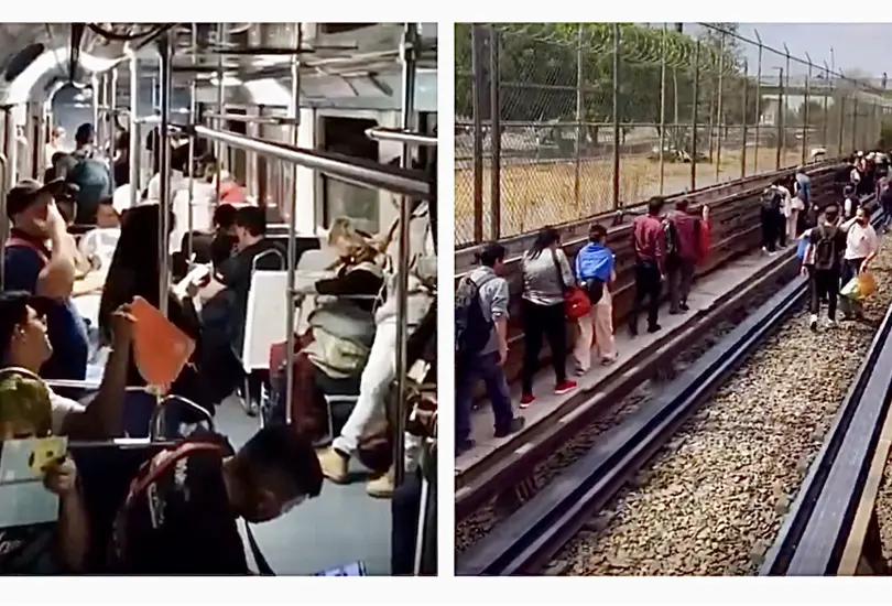Apag&oacute;n en L&iacute;nea B del Metro desata caos: usuarios quedan atrapados | VIDEOS