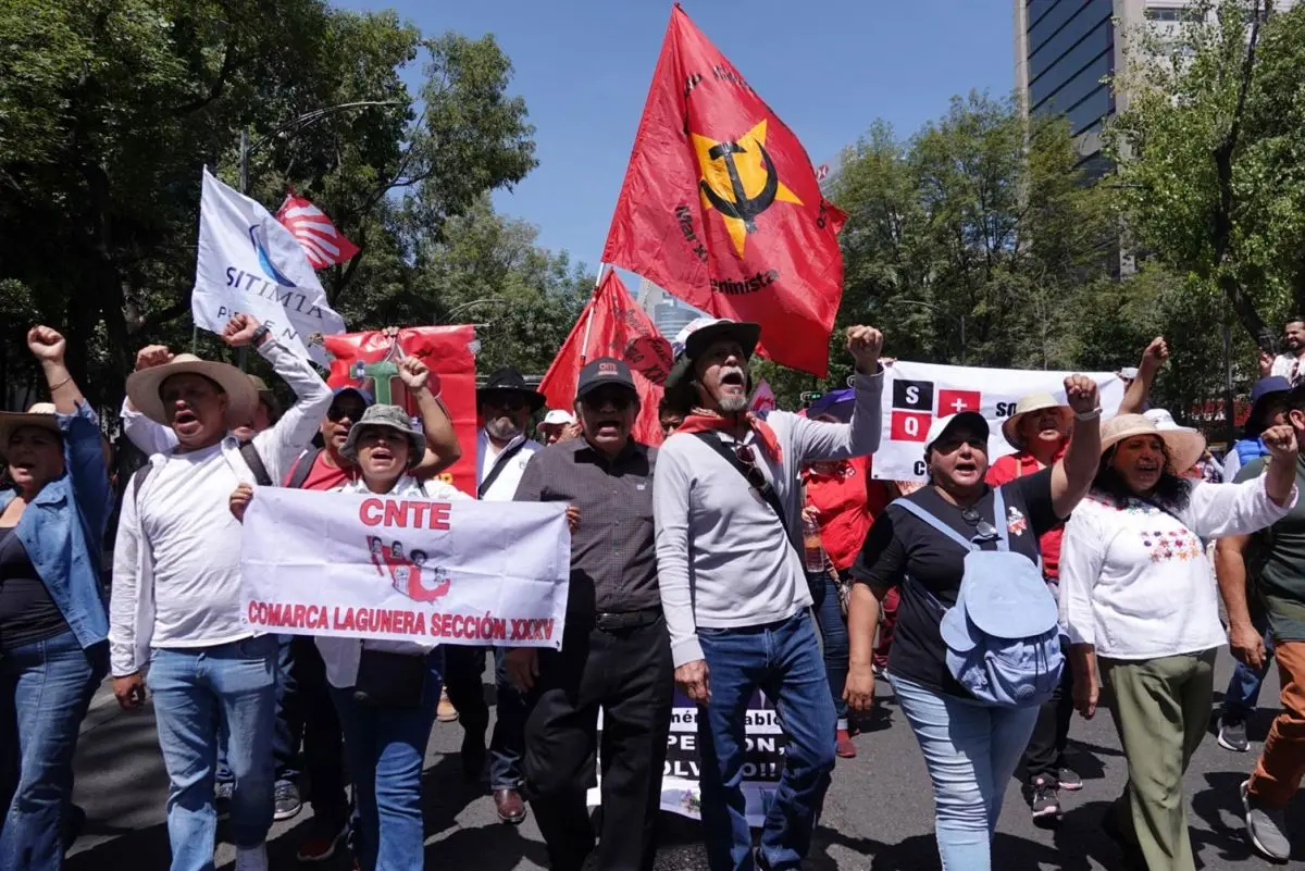 Manifestación CNTE en CDMX Cuartoscuro