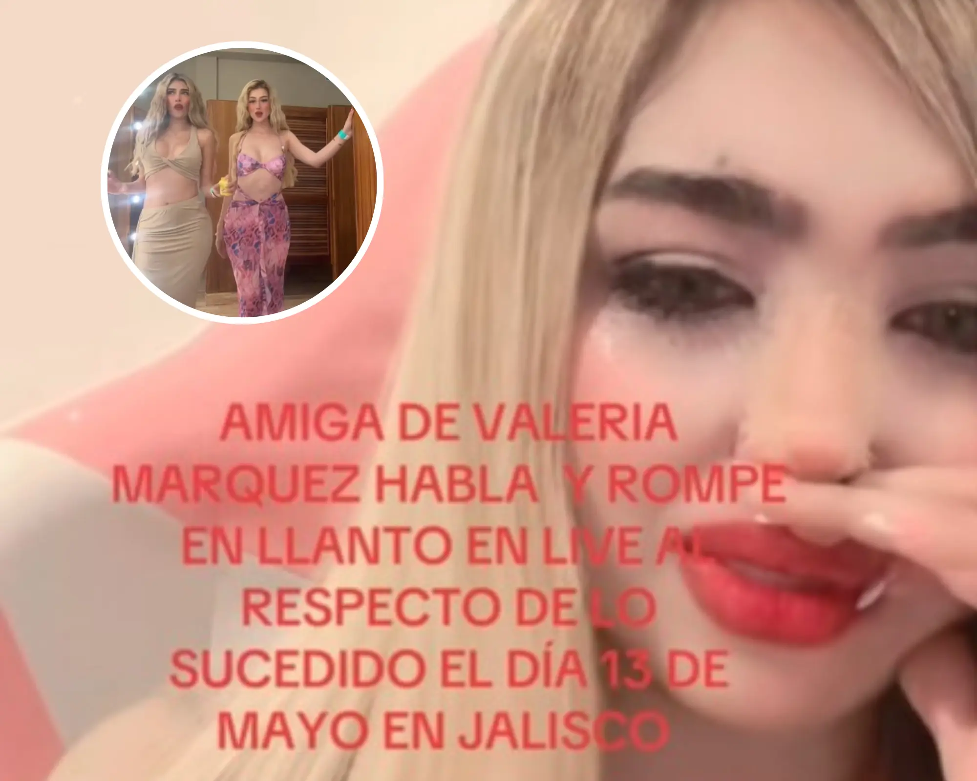 Danna, la amiga de Valeria Márquez que responsabilizó a Vivian y Érika. Especial.