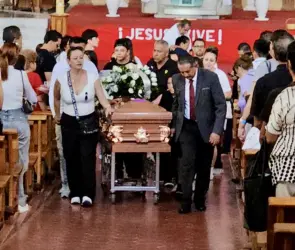 Familiares y amigos despiden a Valeria Márquez con misa de cuerpo presente
