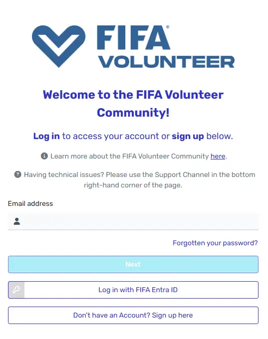 Así podrás registrarte como voluntario. FIFA.