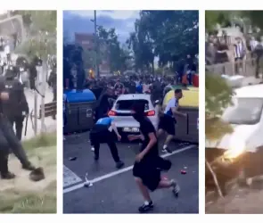 Caos antes del Espanyol vs Barcelona: conductora atropella a 13 aficionados