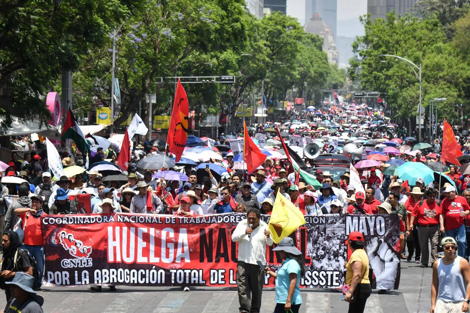CNTE cumple 15 días manifestándose Cuartoscuro