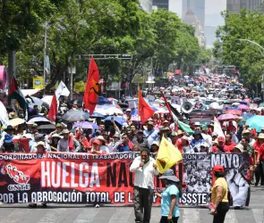 CNTE bloquea Reforma y Circuito Interior: exigen 100% de aumento salarial y fin a Ley del ISSSTE