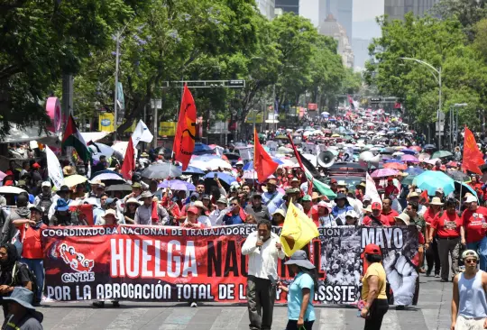 CNTE bloquea Reforma y Circuito Interior: esto exigen CNTE bloquea Reforma y Circuito Interior: esto exigen