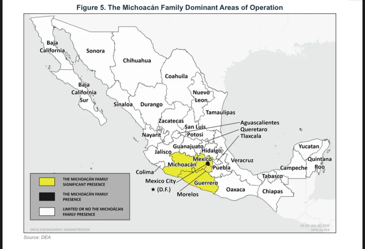 La Familia Michoacana. DEA.