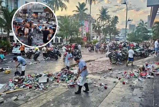 Así quedó Acapulco tras el Acamoto Fest 2025. Así quedó Acapulco tras el Acamoto Fest 2025.