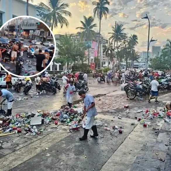 Deja de hacer tus porquerías: Exhiben en video a integrantes del Acamoto Fest en Acapulco