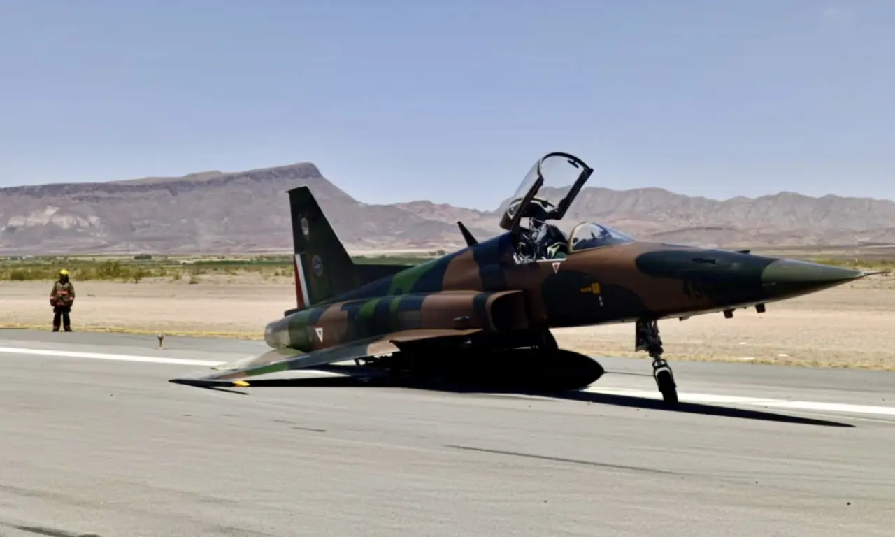  Avión F-5 de la Fuerza Aérea Mexicana sufre accidente en Chihuahua 