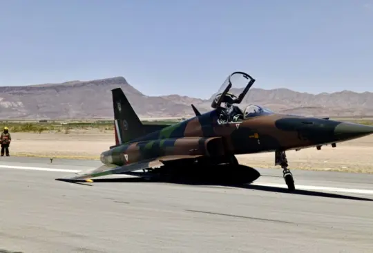 Avión F-5 de la Fuerza Aérea Mexicana sufre accidente en Chihuahua Avión F-5 de la Fuerza Aérea Mexicana sufre accidente en Chihuahua