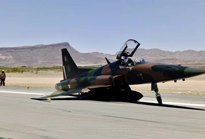 Avi&oacute;n F-5 de la Fuerza A&eacute;rea Mexicana sufre accidente en Chihuahua